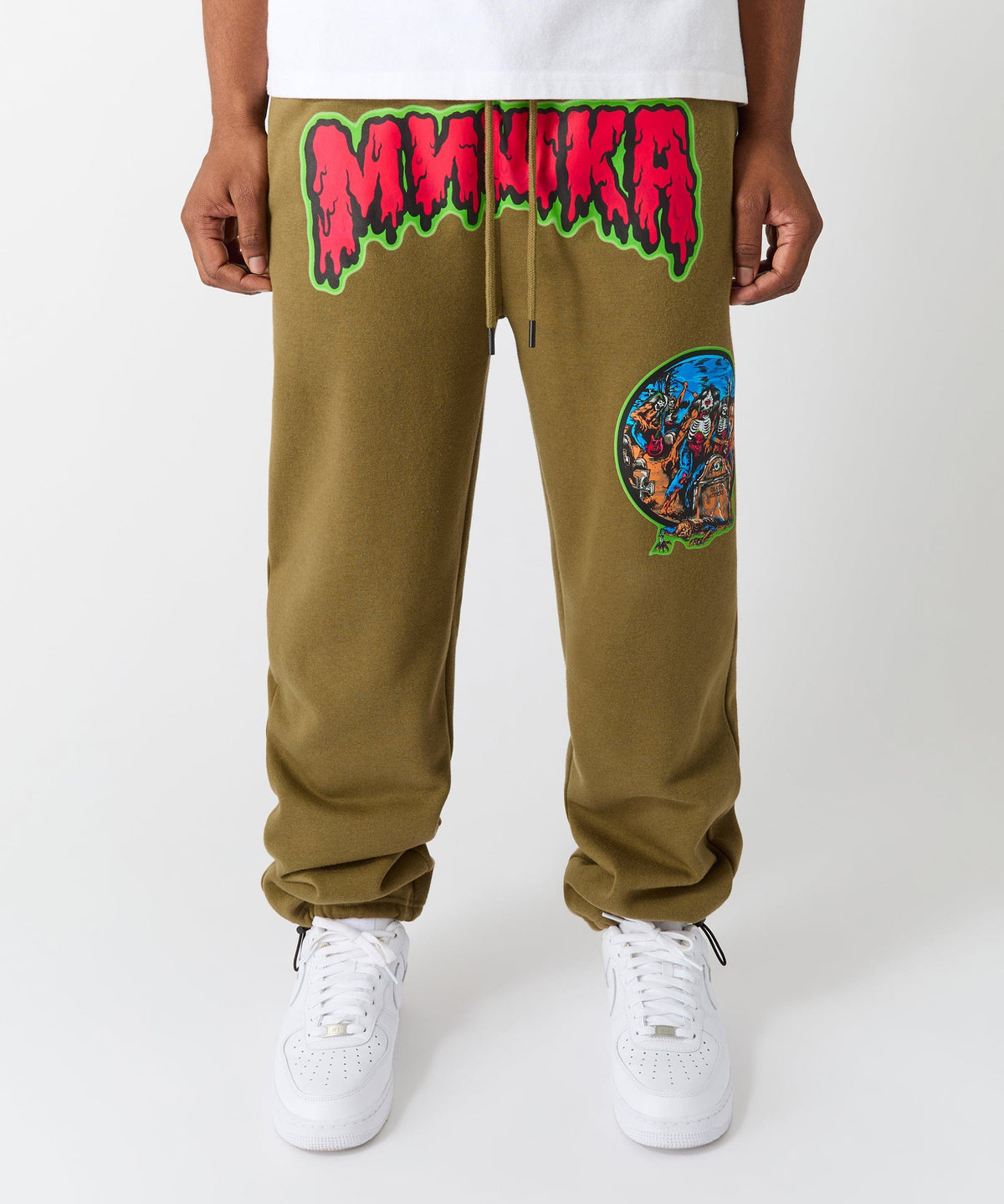 Mishka Band Sweatpants - Olive Green