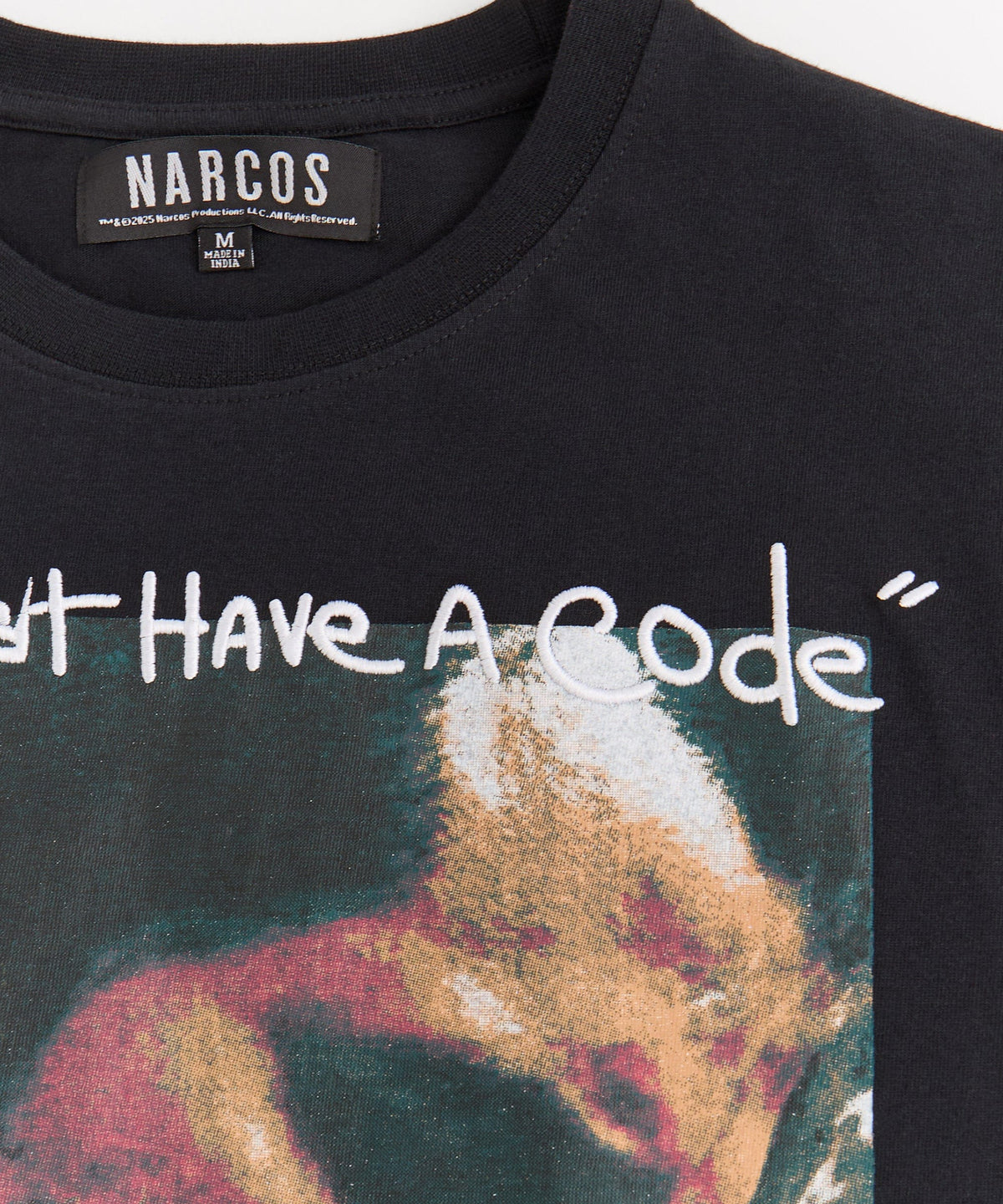 Narcos "A Man Must Have a Code" Tee - Black