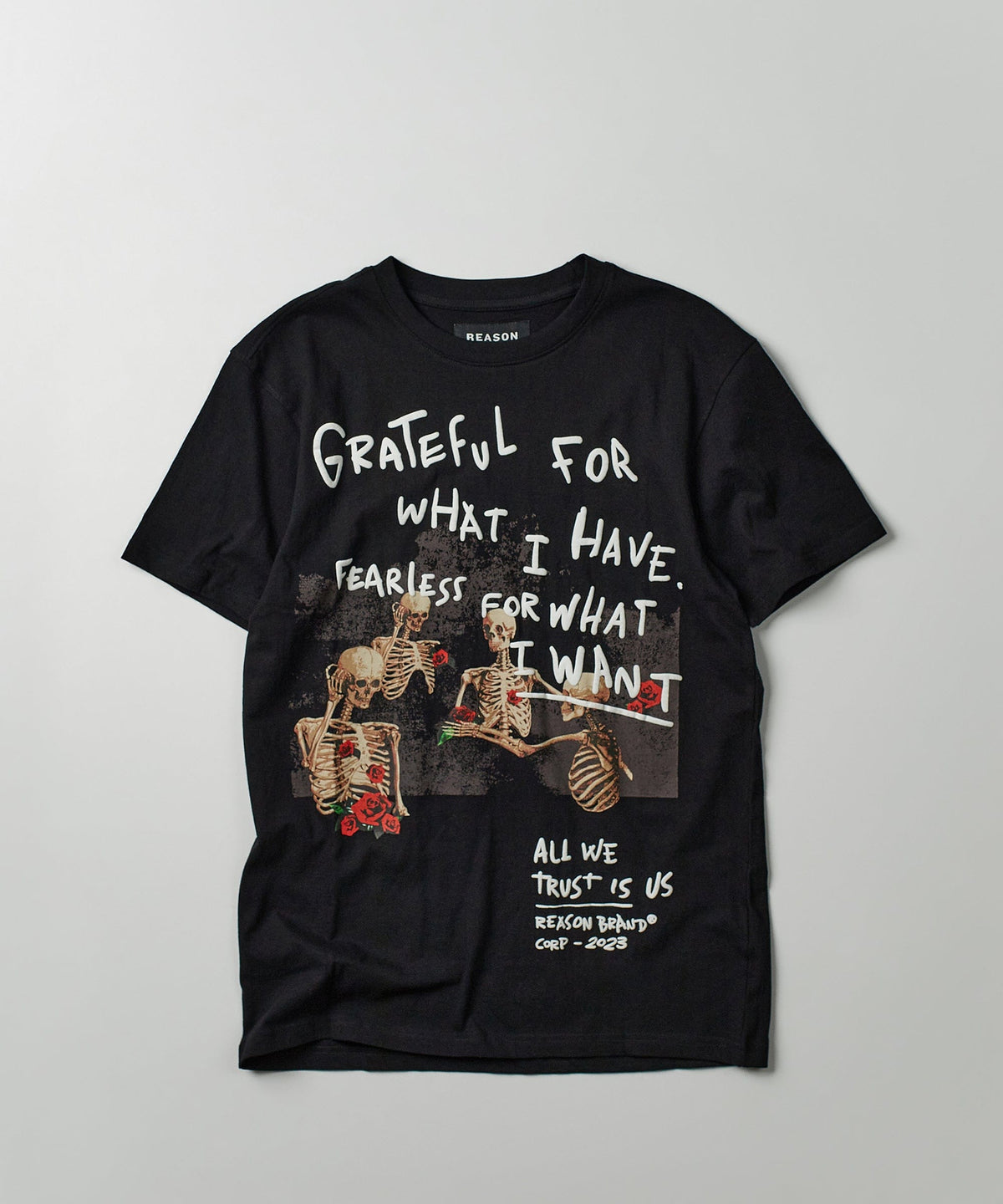 Grateful Roses Tee - Black