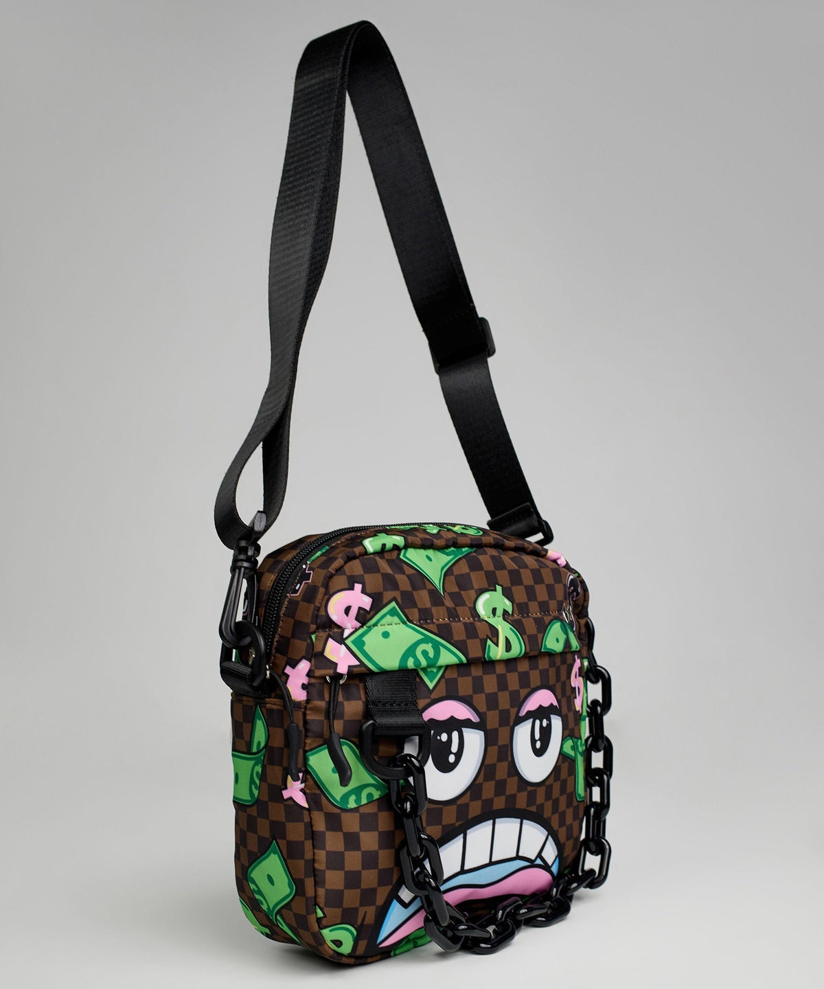 Mad Money Crossbody Bag - Brown