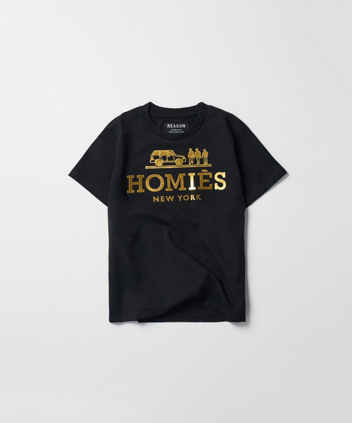 Homies Kid's Graphic Short Sleeve Tee - Black