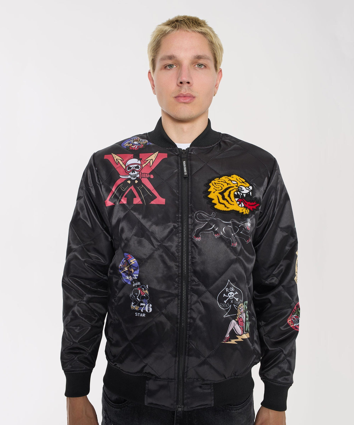 Military Patches Bomber Jacket