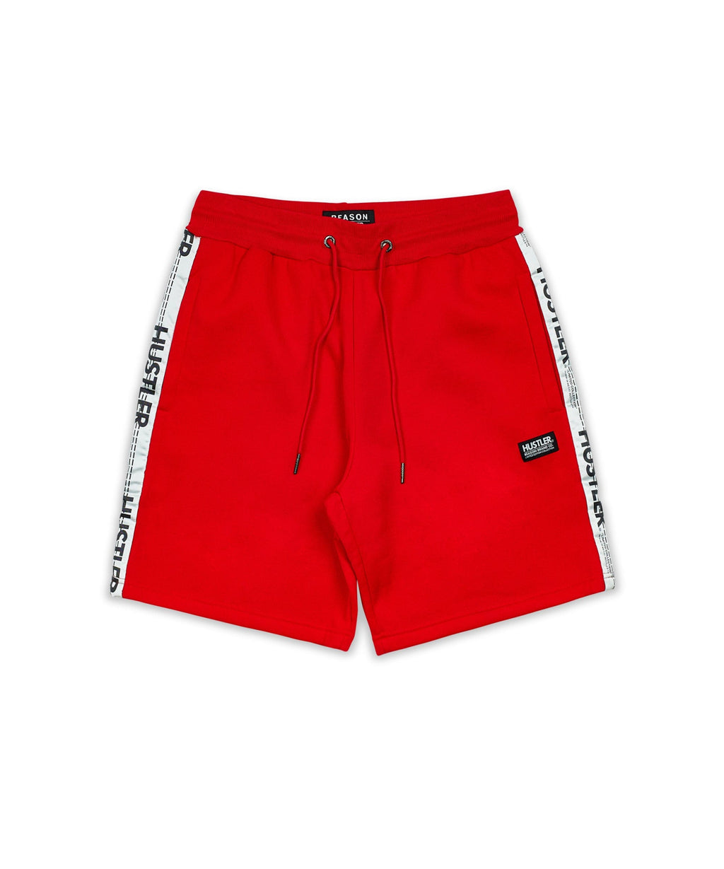 Hustler Side Taped Short - Red