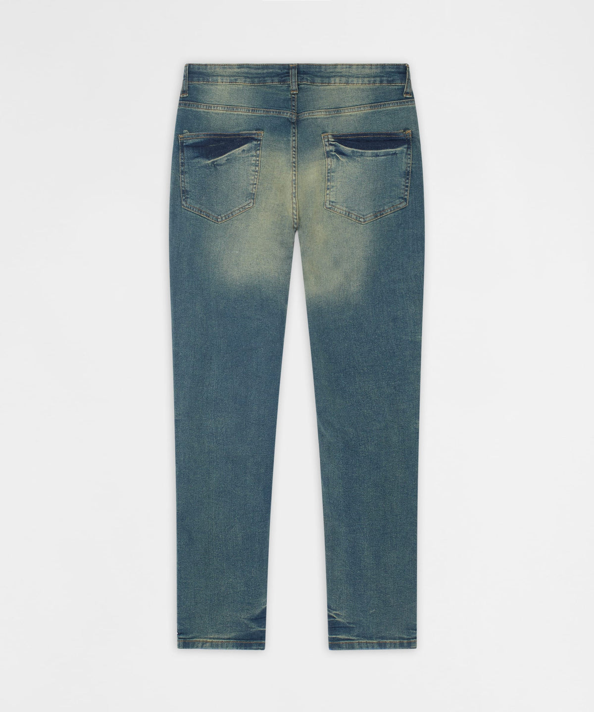 Grinder Distressed Skinny Jeans - Light Indigo