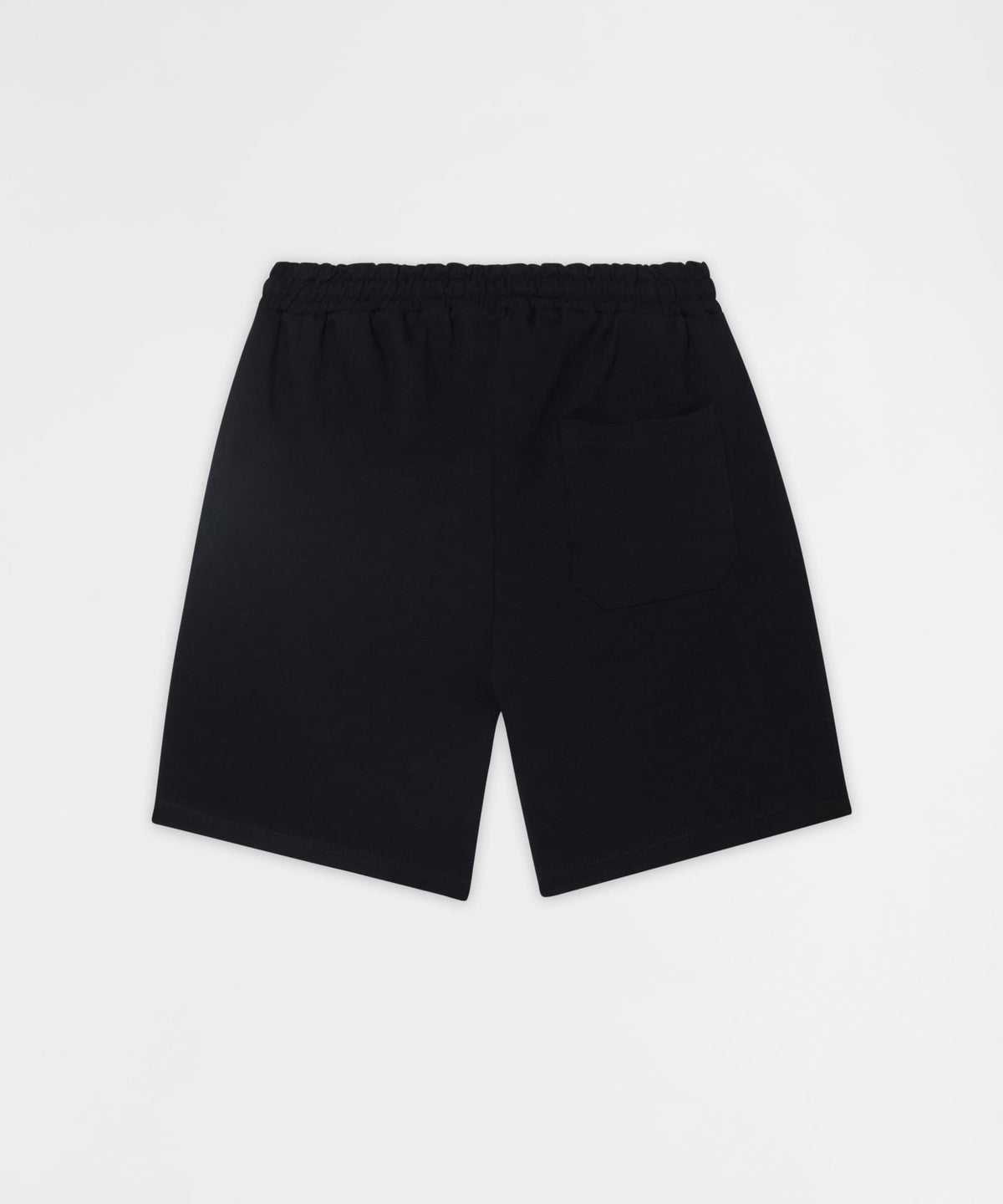 Money Never Sleeps Embroidered Fleece Shorts - Black