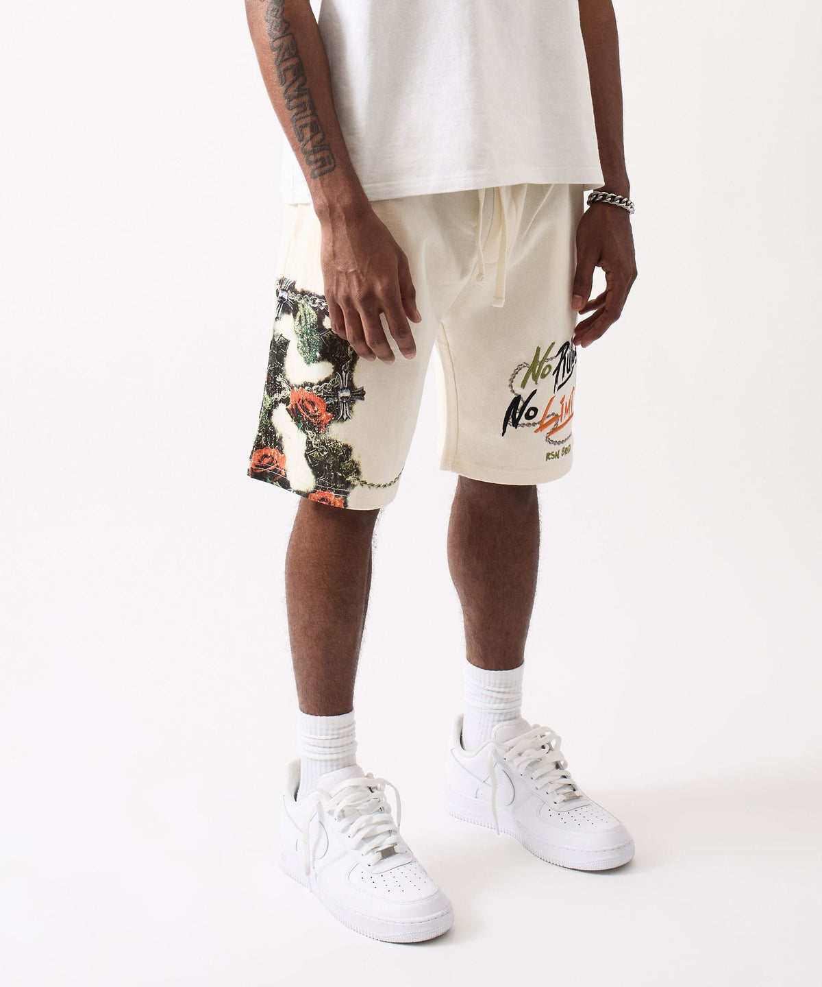 Mercy No Rules Embroidered Short - Cream