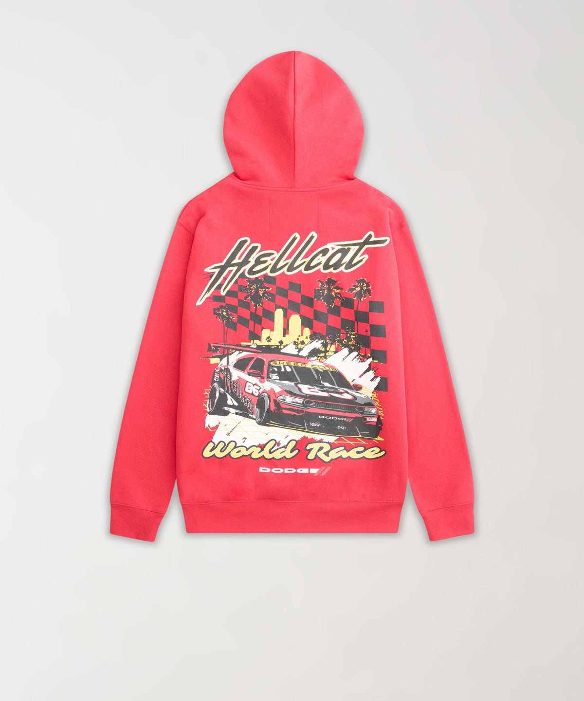 Hellcat Full Zip Hoodie - Red