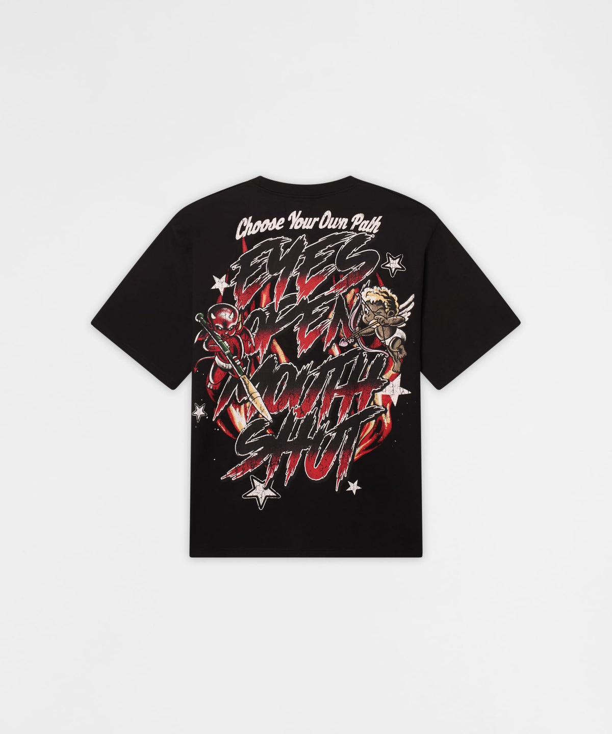 Move In Silence Washed Short Sleeve Tee - Black