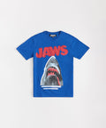 Jaws White Shark Short Sleeve Tee - Blue