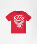 Kids Mini Fly Higher Short Sleeve Tee - Red