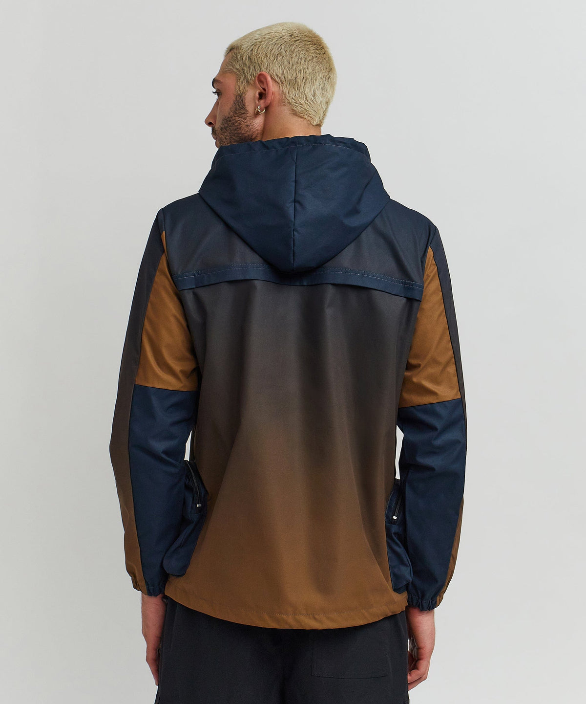 Gradient Nylon Utility Hoodie